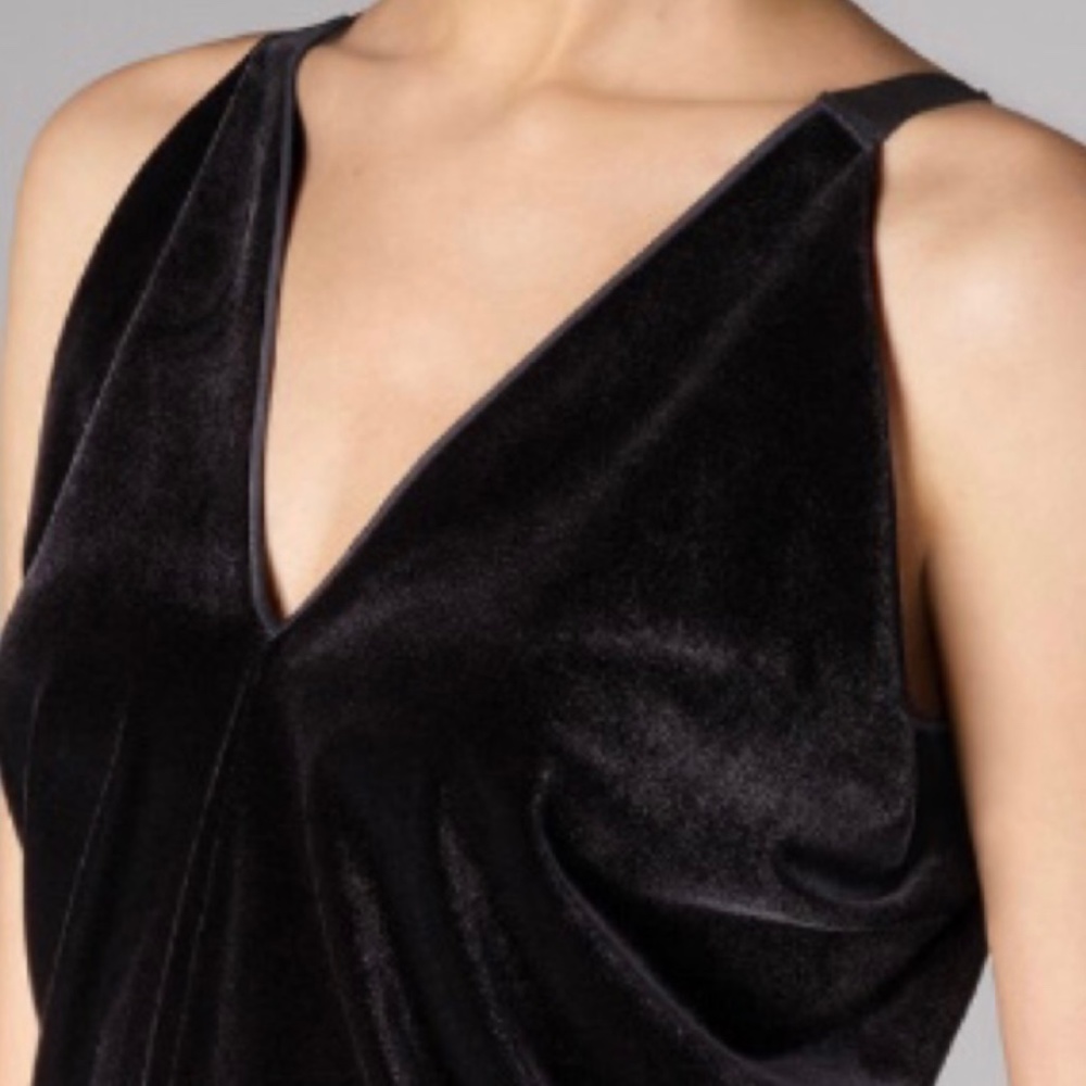 Wolford Black Velvet Tank Top/Cami (L)